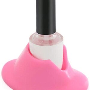 Pink Silicon Nail Polish Bottle Holder