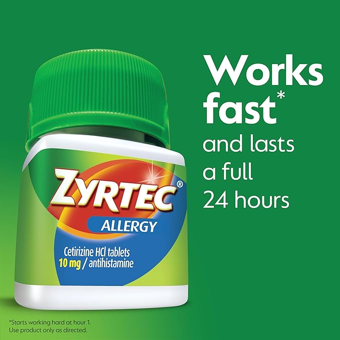 Zyrtec 24 Hour Allergy Relief Tablets - Image 2