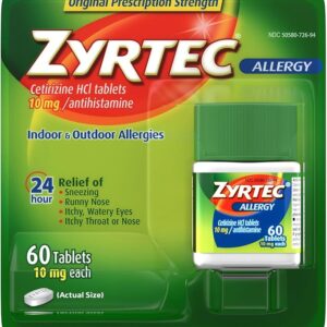 Zyrtec 24 Hour Allergy Relief Tablets